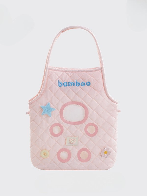 Rosa Crossbody-Tasche im Cut-out-Design