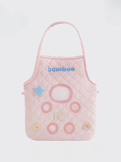 Rosa Crossbody-Tasche im Cut-out-Design