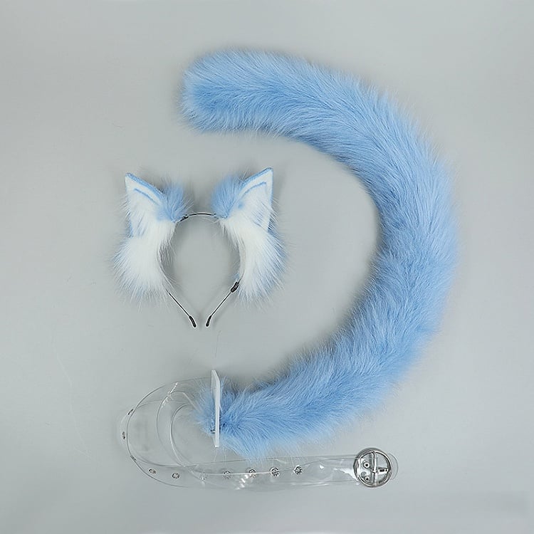 8 Faux Lolita Colors Set + - Fur Kitty KC Tail Cute