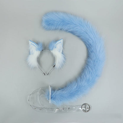 8 Faux Lolita Colors Set + - Fur Kitty KC Tail Cute