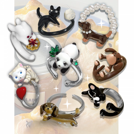 Y2Kアニマルデザインリング