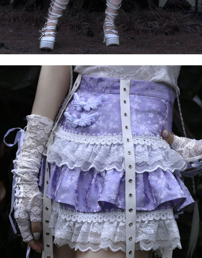 神の救済ティアードスカート