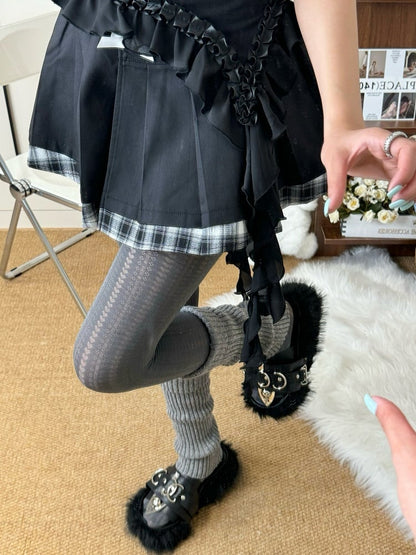 Colors Pattern Heart 5 Vertical Tights Stripe