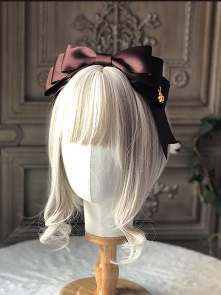 Crown Lolita Bow Options with Charm Color Golden Large KC – 15
