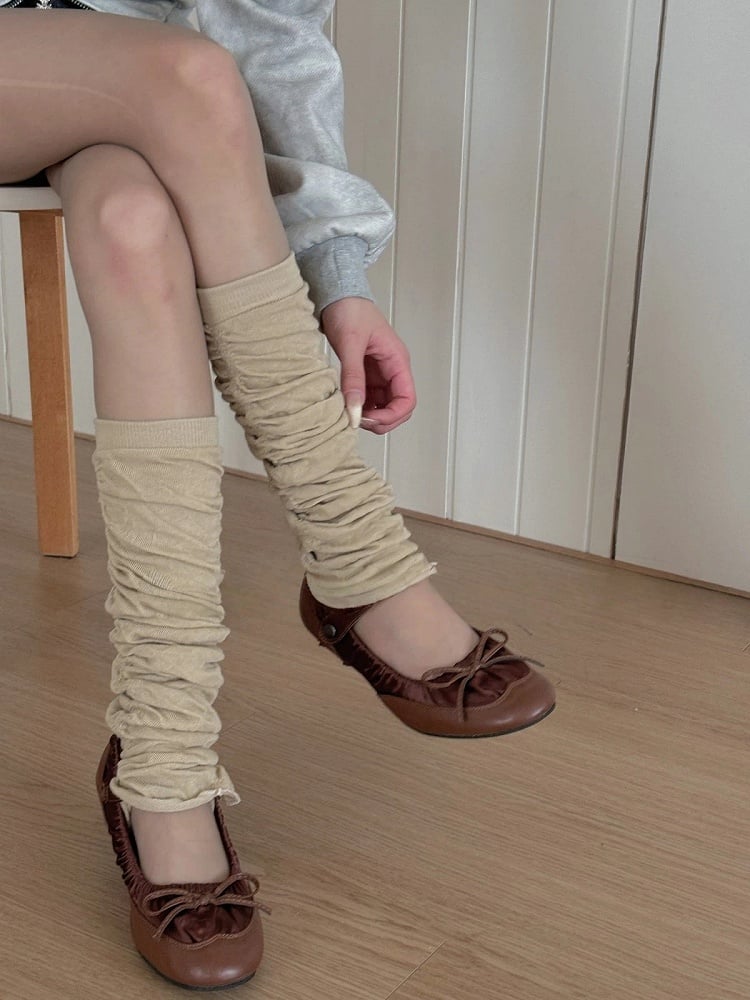 Versatile Warmers 9-Color Leg Ruched Style) (Playful