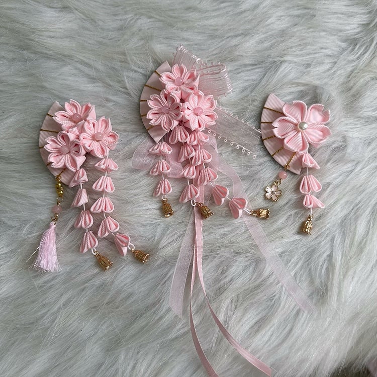 Types Charms Hairclip Cherry Lolita Blossom 4