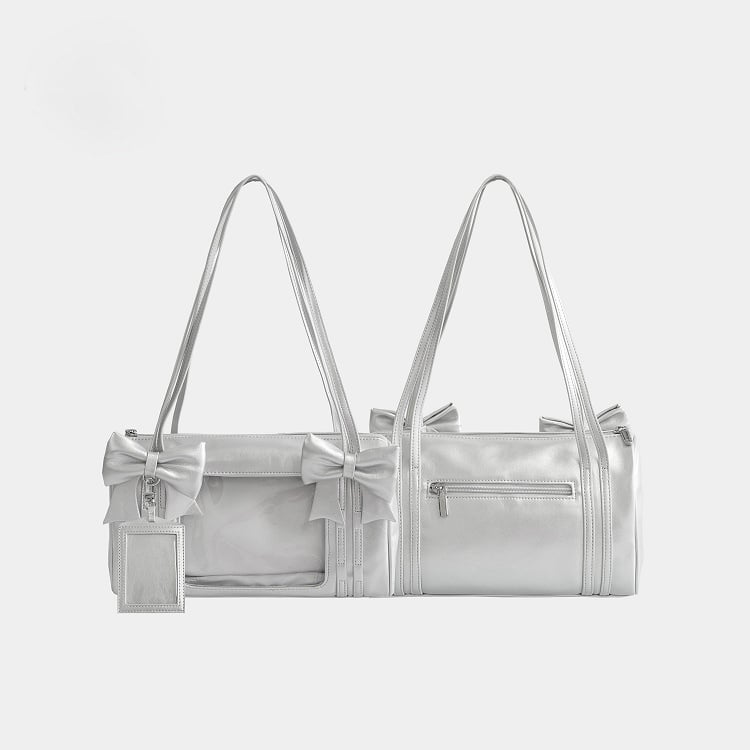 with Bag Ita Daily Bow Window Display PU Silver