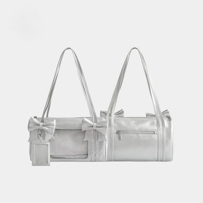 with Bag Ita Daily Bow Window Display PU Silver