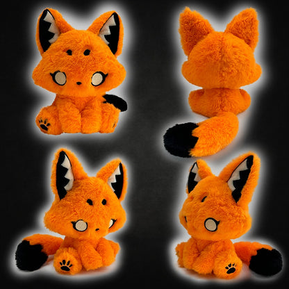 Orange Pastel Goth Fuchs Plüsch