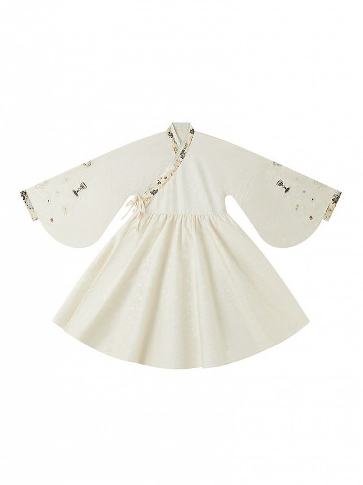 New Chinese Style Hanfu Alice in Wonderland Lolita Dress with Embroidery Details - San Sheng Du