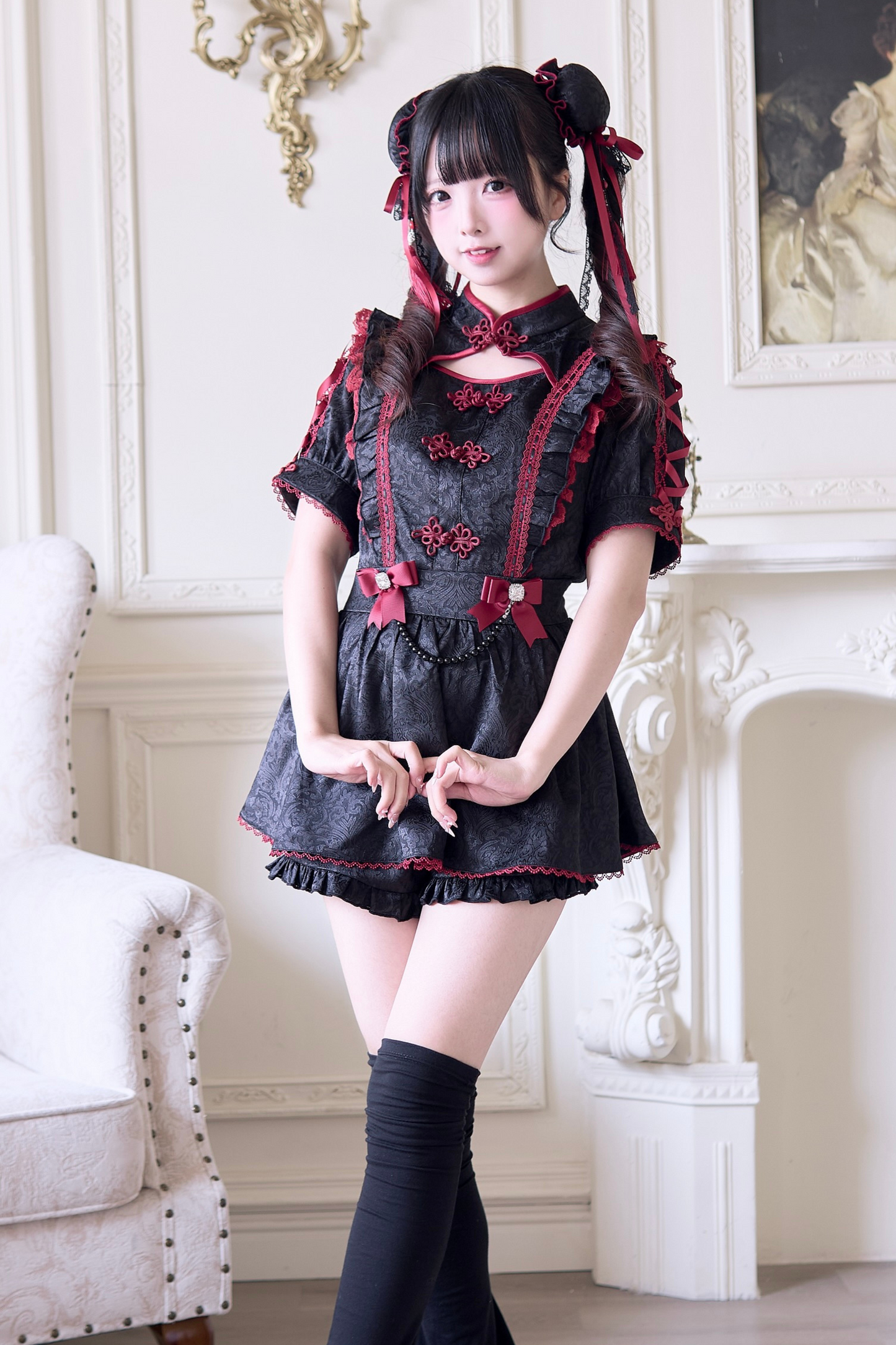 スイートチャイナヘアピン + セットアップバンペア