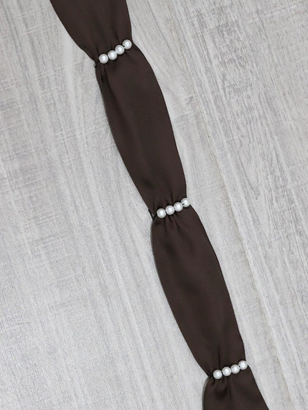 18 Color Options Lolita Belt Pearl Satin