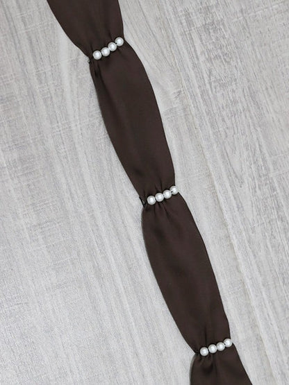 18 Color Options Lolita Belt Pearl Satin