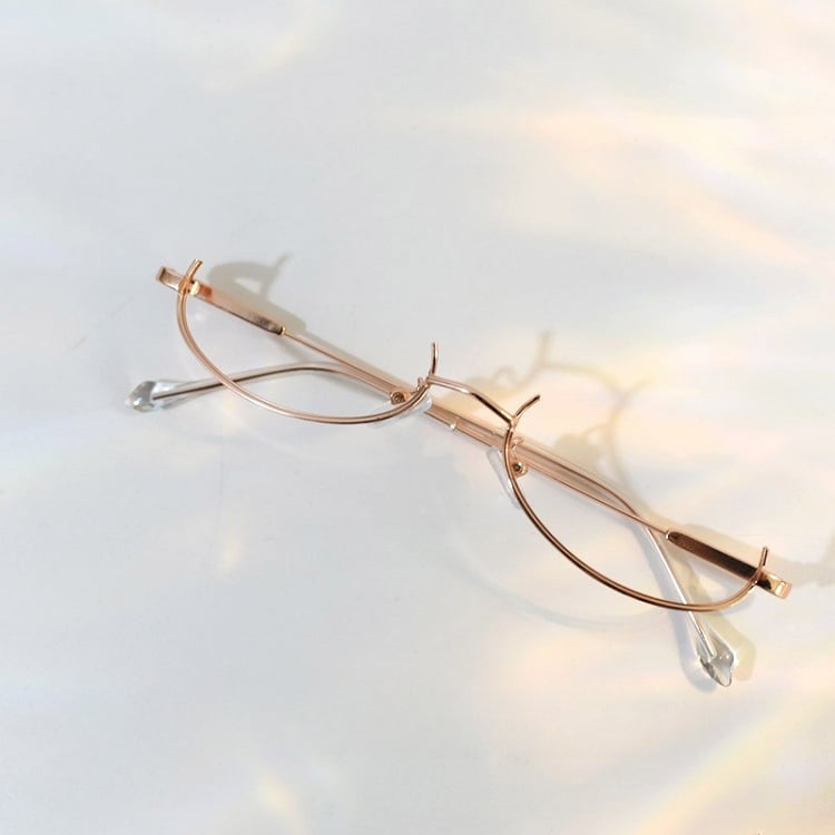Eyeglasses Gold Frame Steampunk