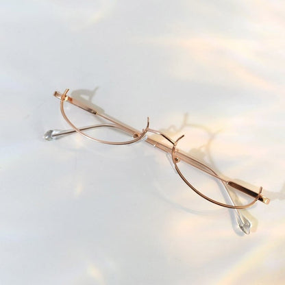Eyeglasses Gold Frame Steampunk
