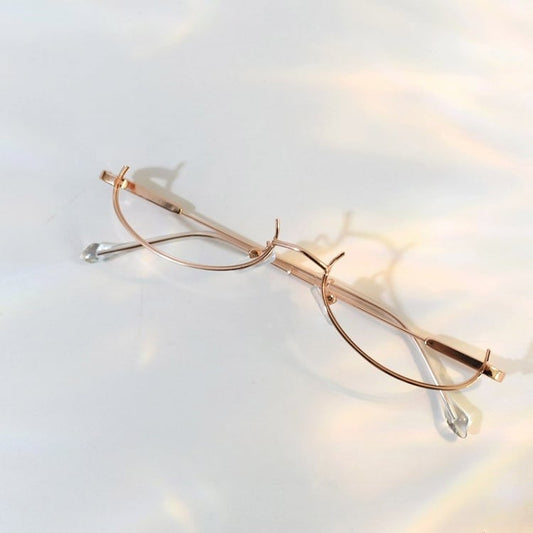 Eyeglasses Gold Frame Steampunk
