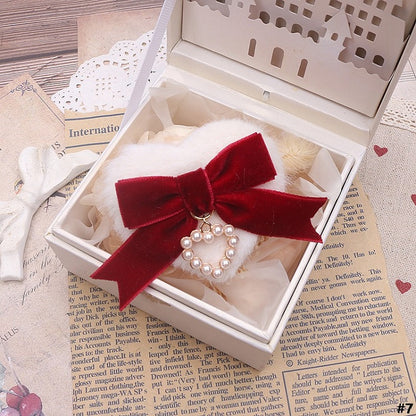 Options Kei Jirai Color Heart-shaped Bow Hairclip Plush 11