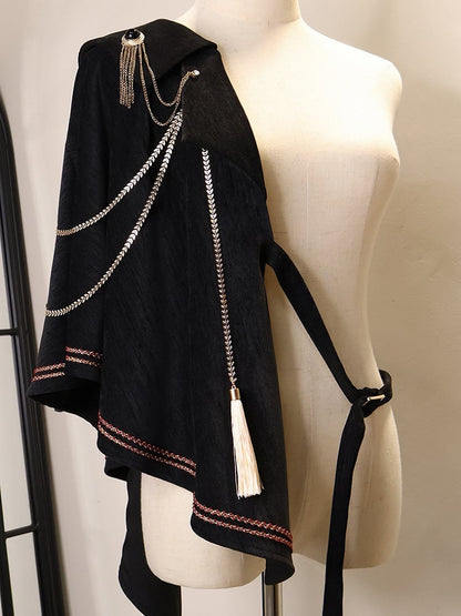 黒王子風フルレッドシャツプレッピーファッション+セットベージュ