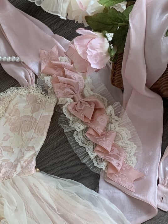 Beige and Pink Hairband