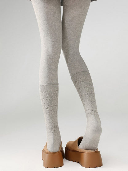 Socks Lace-Pattern (4 Slouchy Colors)