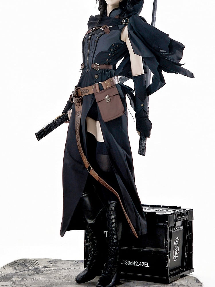 Bag Wasteland Punk Brown with Belt Waist