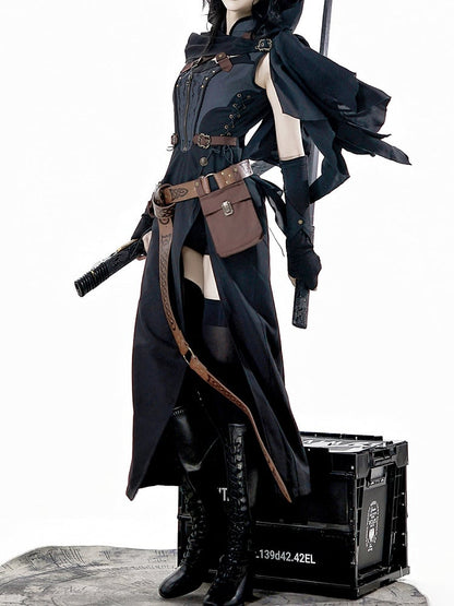 Bag Wasteland Punk Brown with Belt Waist