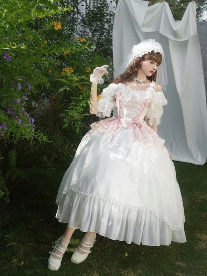 Korsettdetails, Jacquard, mit Stäbchen, rosa Schnürung