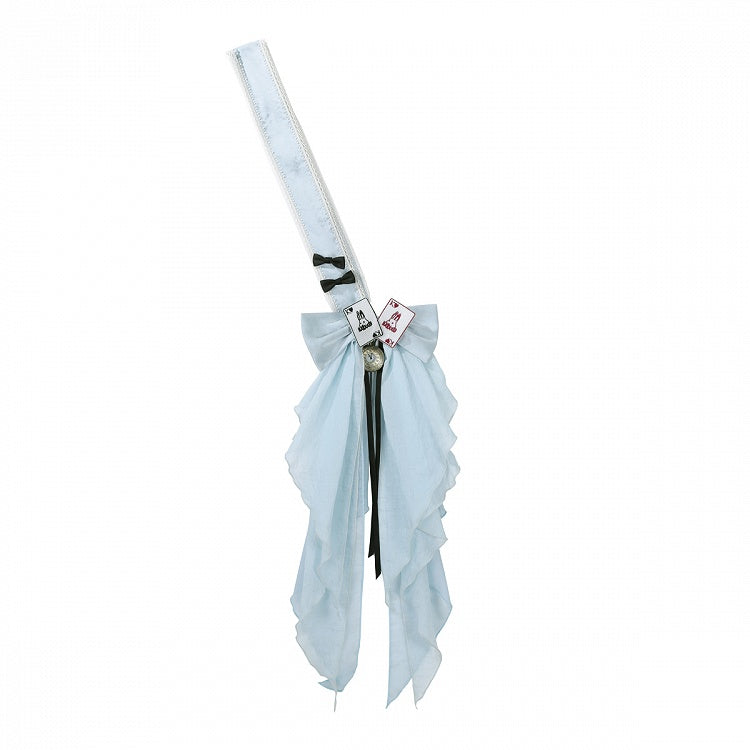 + 王子ロリータバイブスブルーアリスシャツ衣装 - ホワイトワンダーランド