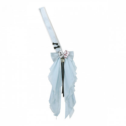 + 王子ロリータバイブスブルーアリスシャツ衣装 - ホワイトワンダーランド