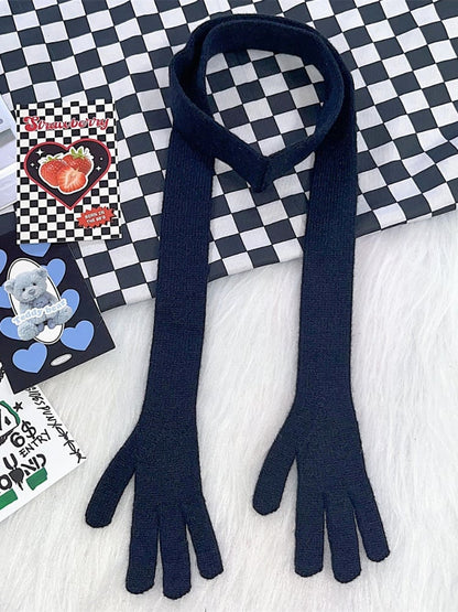 Y2K Handförmiger Schal