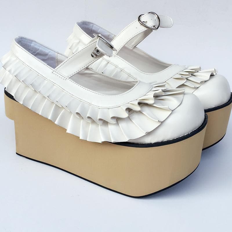 Edges Custom SP168050 Horse Wooden Falbala Shoes Made