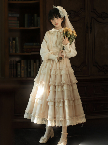 Segmented Set-up Tailored Undot Lace Lolita