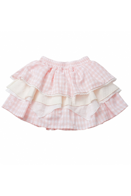 トップケーキ オーバーシャ​​ツ ノースリーブスカート +