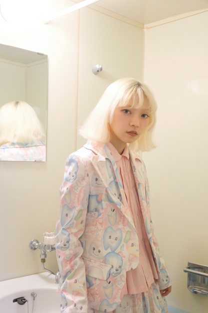 ジャケットy2k + 襟付きスカートファンタジー