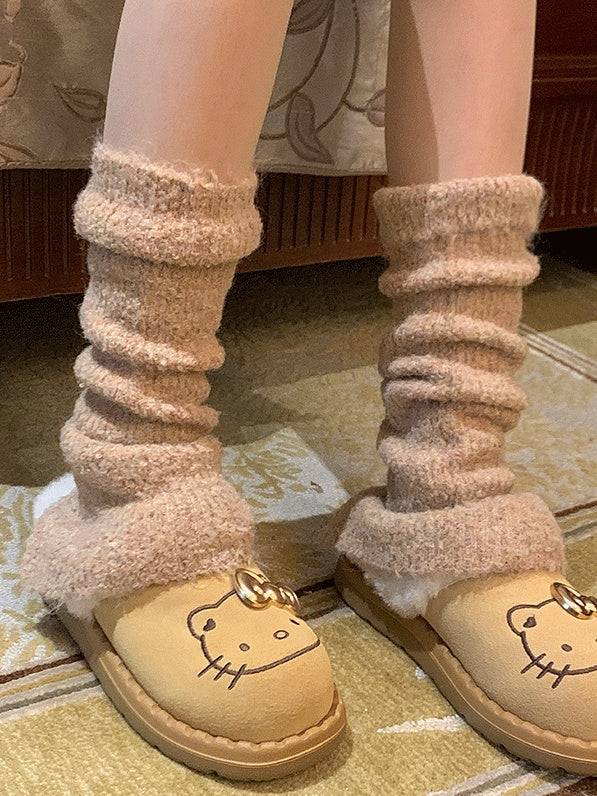 ニットレッグウォーマー