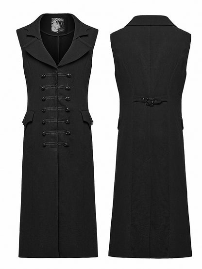 Night Dark Vest Men's Vampire Black