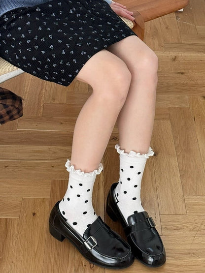 Style) Socks 5-Style Daily Sweet (Cute