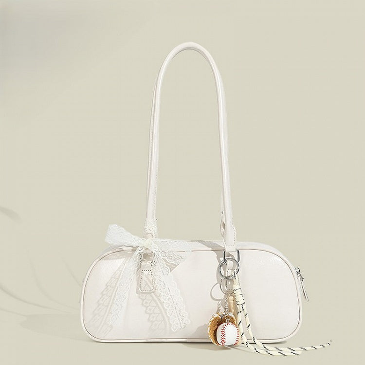 Decorated with Baguette Bag Lace Cute Bowknot 5 Colors
