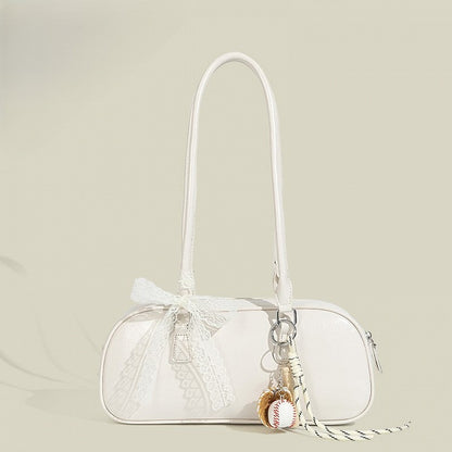 Decorated with Baguette Bag Lace Cute Bowknot 5 Colors