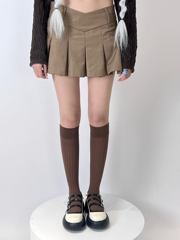 Vertical Stripe Pattern Socks 9 Ballet Style Colors Calf