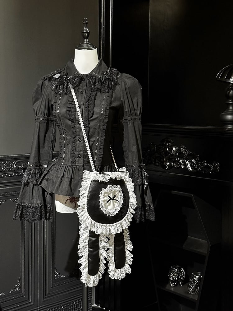 Bag 3 Rabbit and Crossbody Ears Chain with Lolita Beaded Options Color