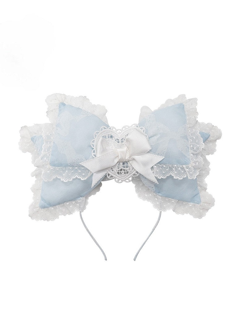 Lolita – KC Sweet Large Color Lace Bow Options Trimmed 4