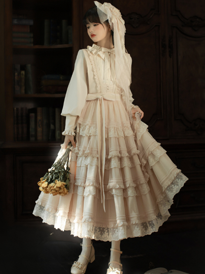 Lace Segmented Set-up Tailored Undot Lolita