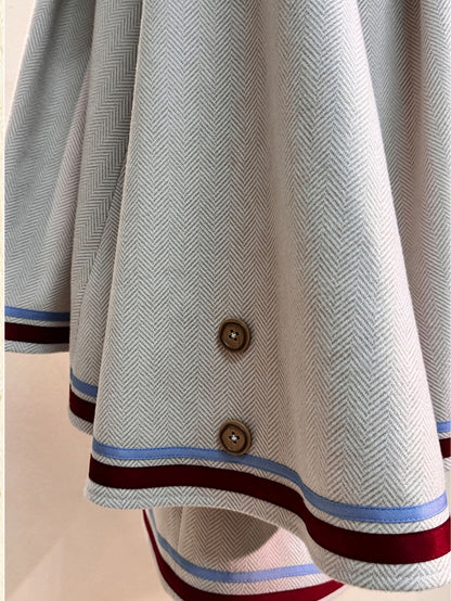 Beige Ouji Sailor Lolita Full Set-Beige Sailor Collor Top + Beige Ouji Shorts + Beige Beret Hat