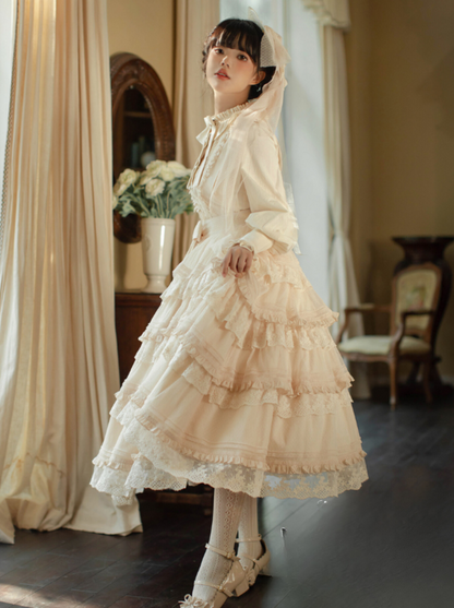 Lace Segmented Set-up Tailored Undot Lolita