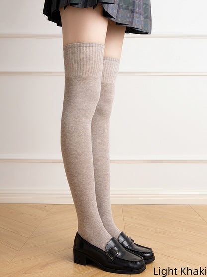 6 Colors Knee Slimming Over 55CM Stockings Warm