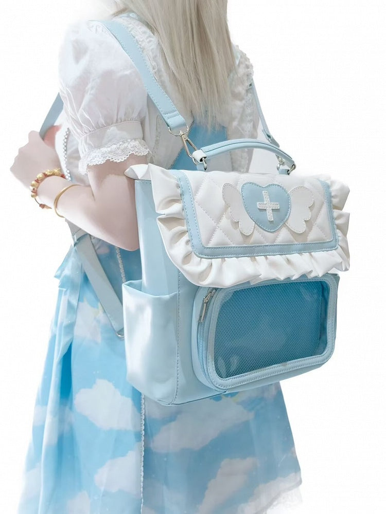Blue Bag White Backpack Kaiwai Tenshi Doll Ita