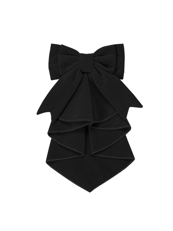 Jabot / Black Bowtie Red