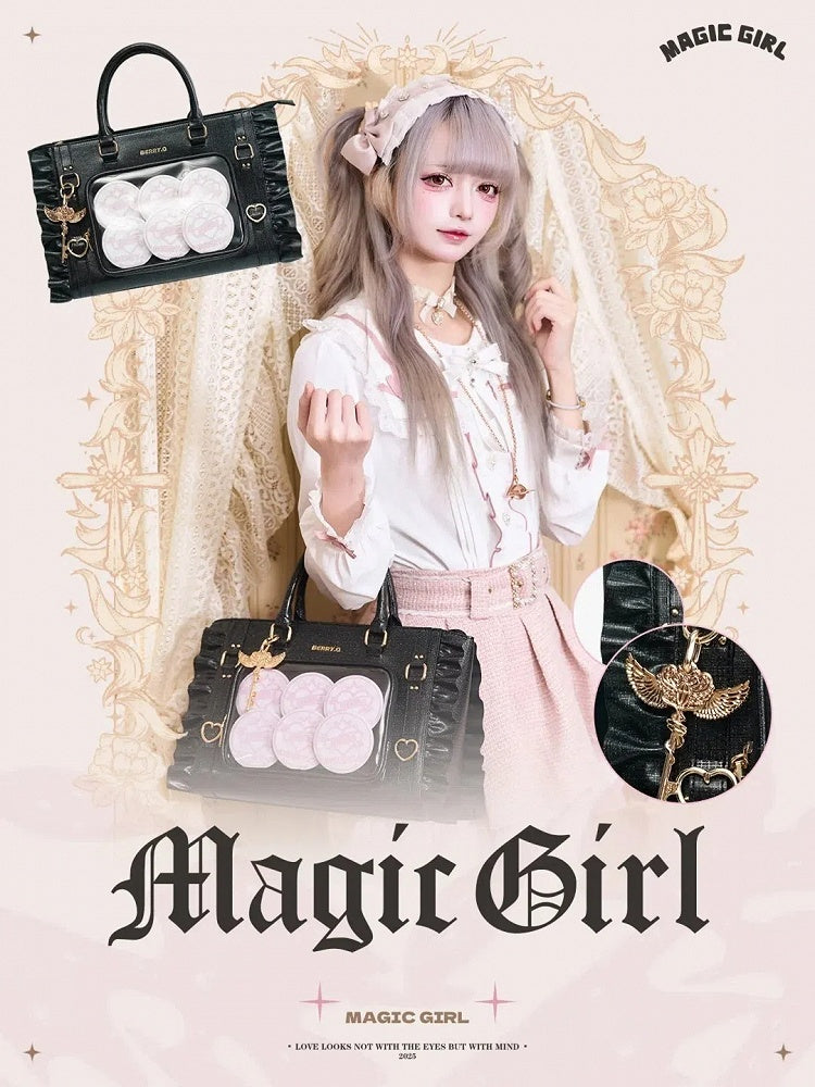 Iridescent – ​​Magische Kapazität, schwarze Ita-Tasche für Mädchen, groß