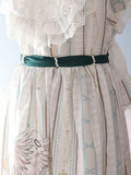 18 Color Options Lolita Belt Pearl Satin